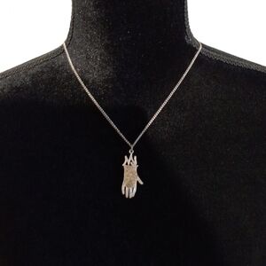 Vintage 80's Michael Jackson glove necklace